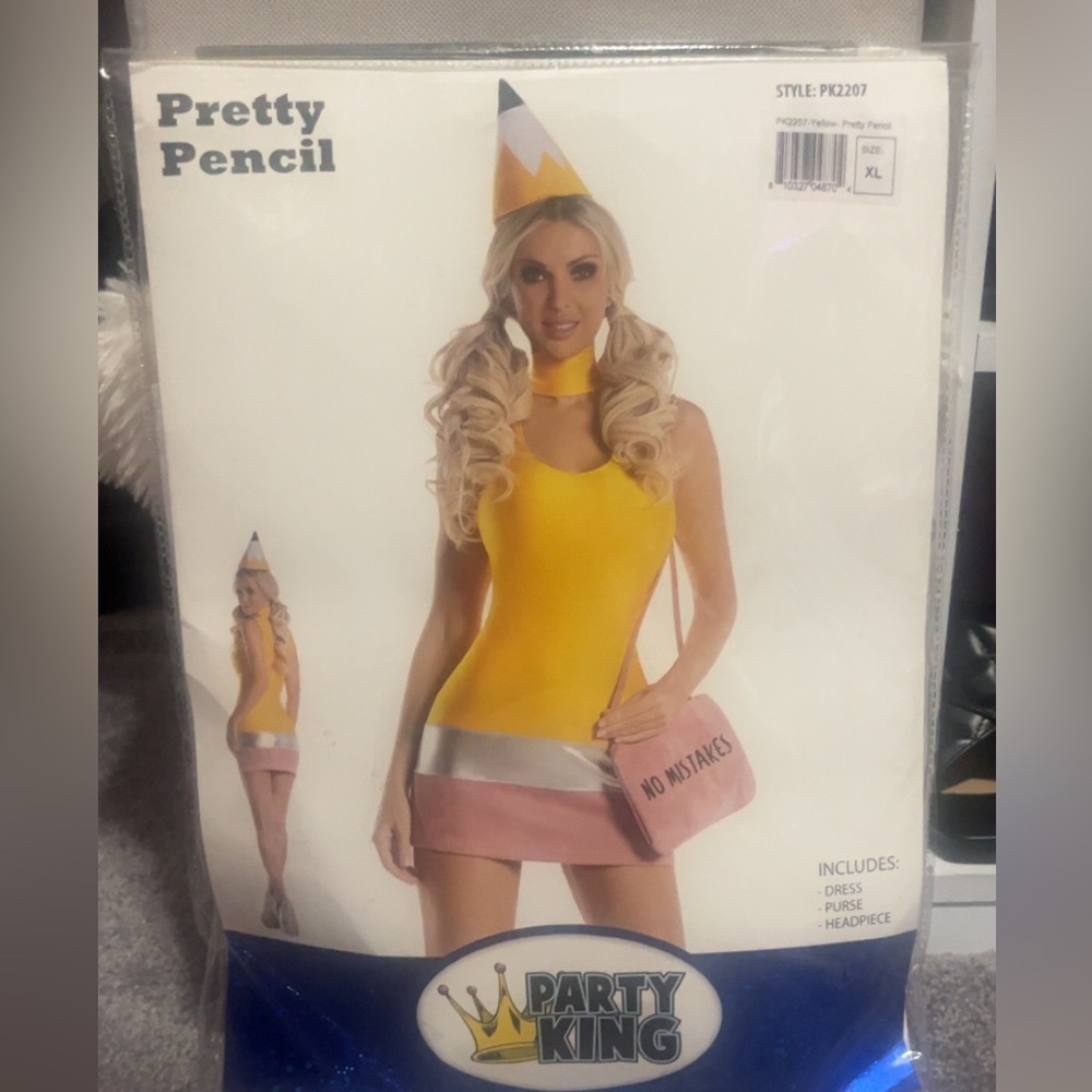 ePretty Yellow and Pink pencil Costume Set